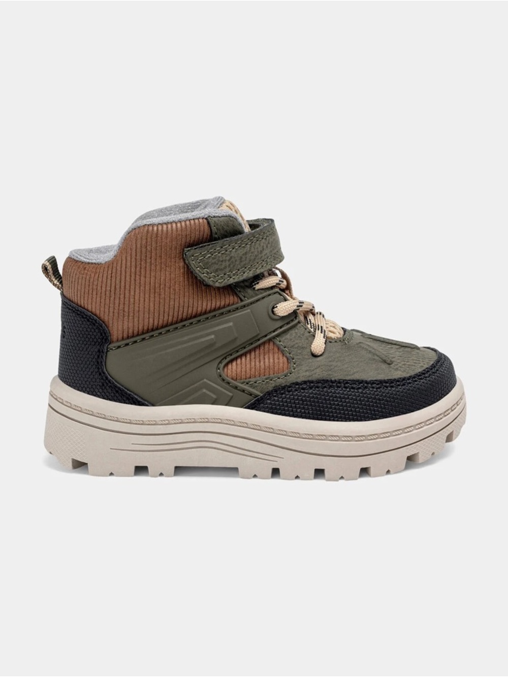 Carters Toddler Boy Ankle Boots - Olive - Picture 2 of 2